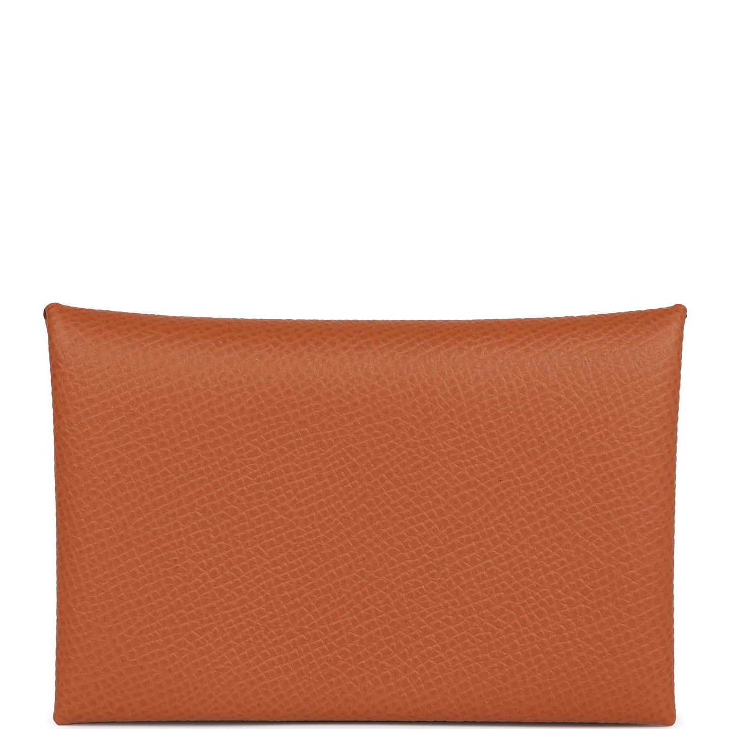 Hermès Calvi Card Holder Gold Epsom Palladium Hardware