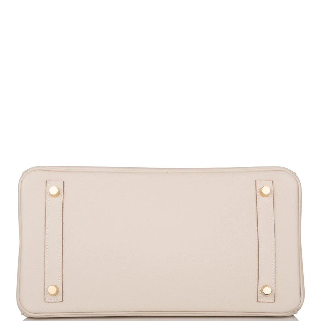Hermès Birkin 30 Craie Togo Gold Hardware