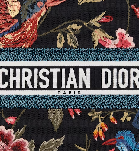 LARGE DIOR BOOK TOTE Black (42 x 35 x 18.5 cm)