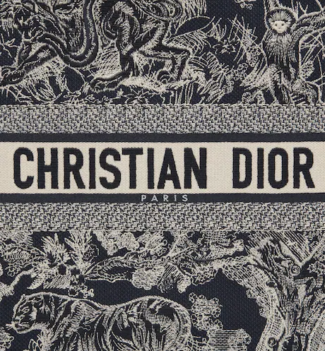 LARGE DIOR BOOK TOTE Blue Toile de (42 x 35 x 18.5 cm) M1IHOLJL