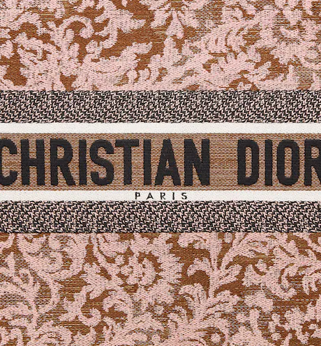 DIOR BOOK TOTE Metallic Pink (36 x 27.5 x 16.5 cm)