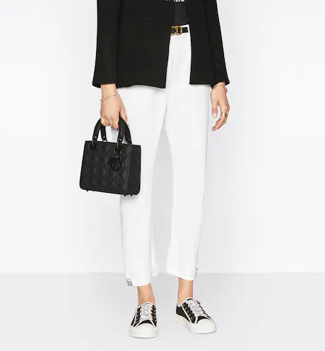 SMALL LADY DIOR MY BAG Black Calfskin