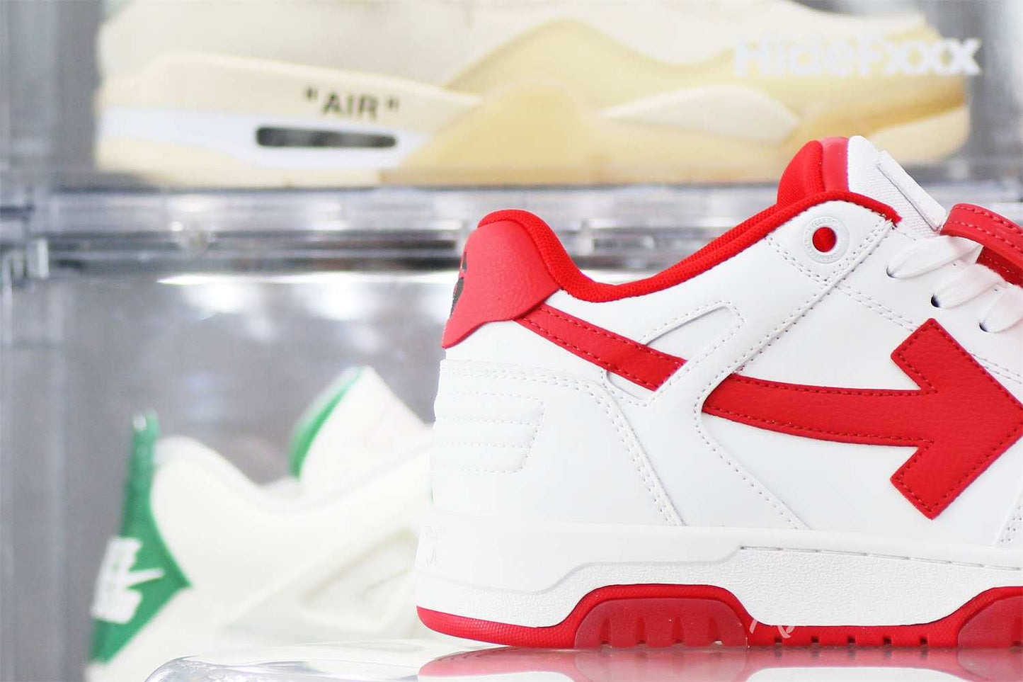Off-White White Red Out Of Office Sneaker