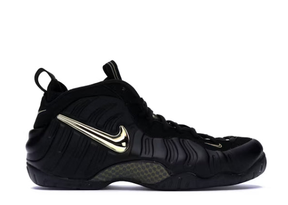 Nike Foamposite Pro Black Metallic Gold