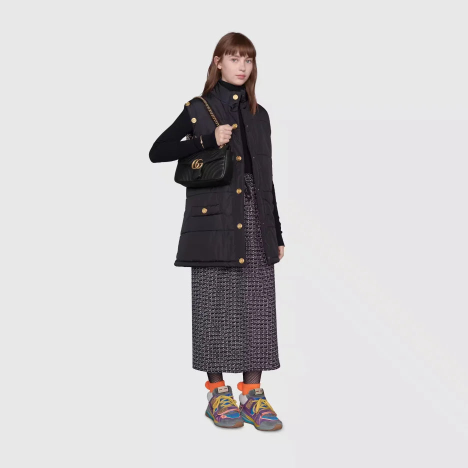 Gucci Marmont small shoulder bag+GG Marmont zip around wallet