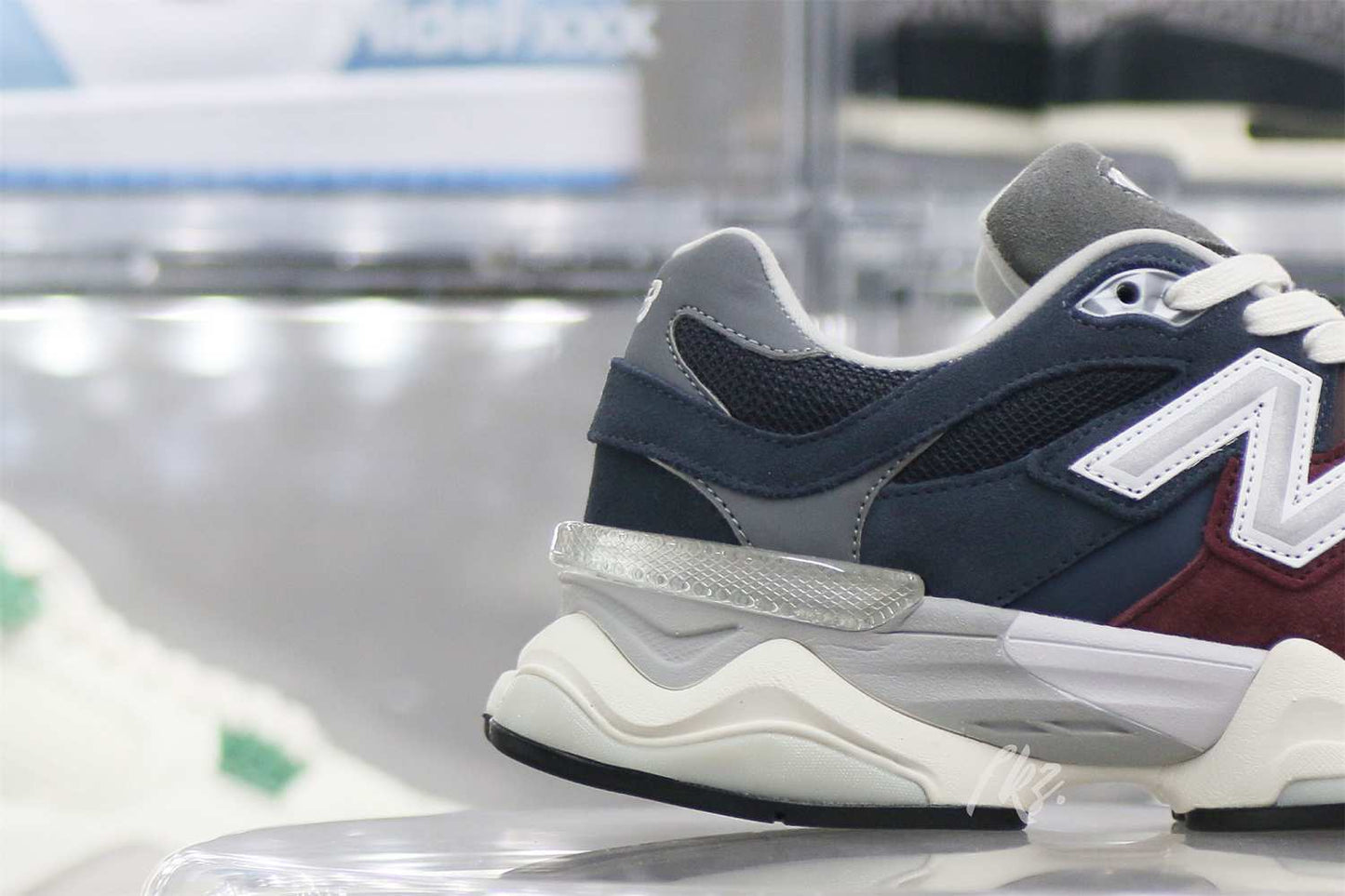 New Balance 9060 Wine Red Navy Grey