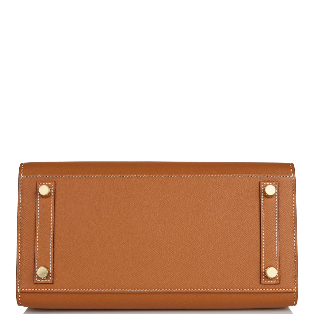 Hermès Birkin Sellier 25 Gold Epsom Gold Hardware