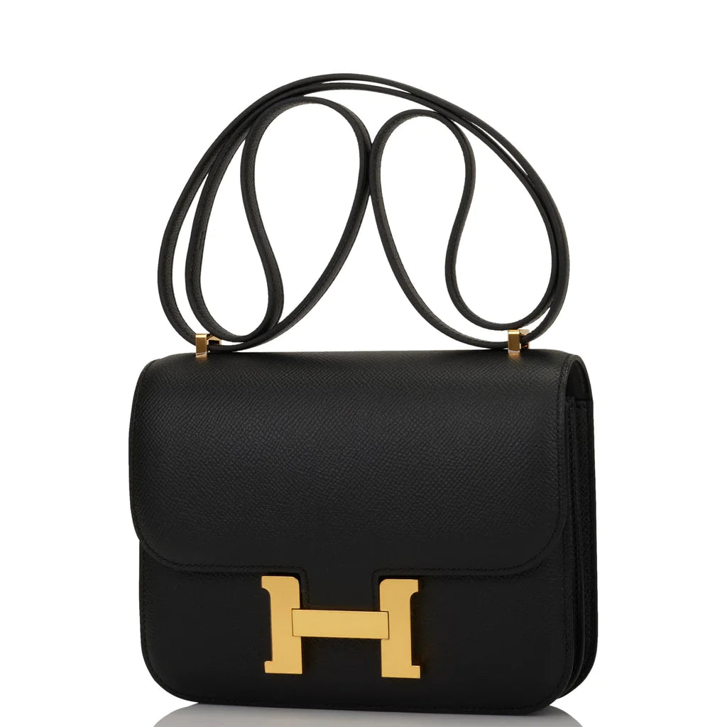 Hermès Constance Bag 18 Black Epsom Gold Hardware