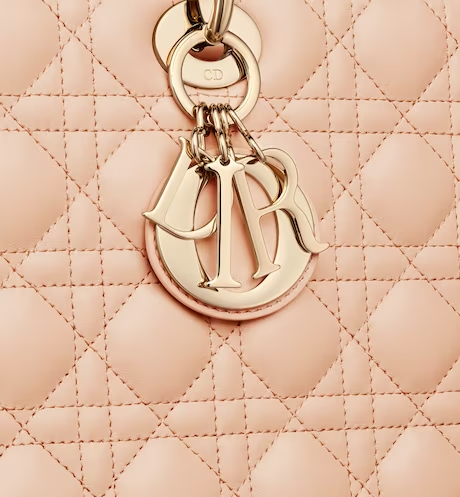 LARGE LADY DIOR BAG Sand Pink