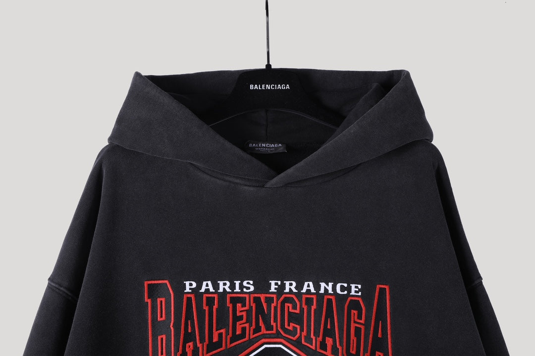 Balancig* logo-embroidered Oversized Hoodie
