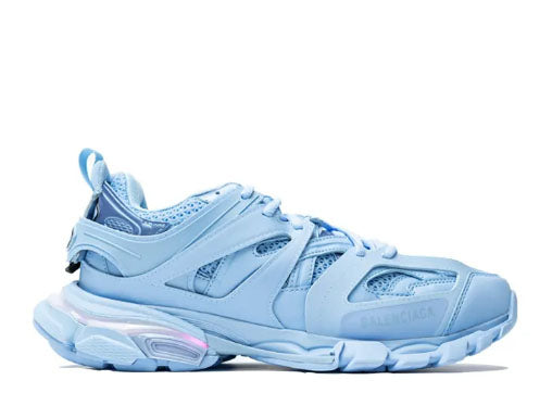 Balenciag* Track Sneaker LED Light Blue