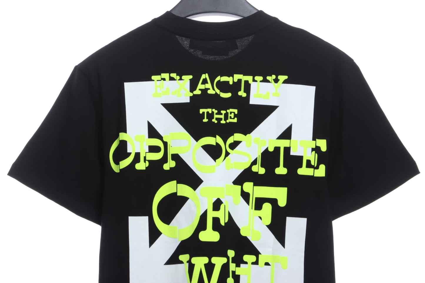 OW green paint letter arrowhead short sleeves