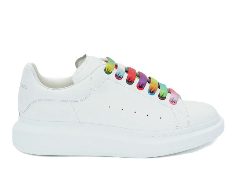 Alexander McQueen Oversized White Rainbow