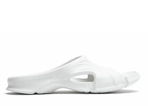 Balenciag* Mold Slide Sandal White (Womens)