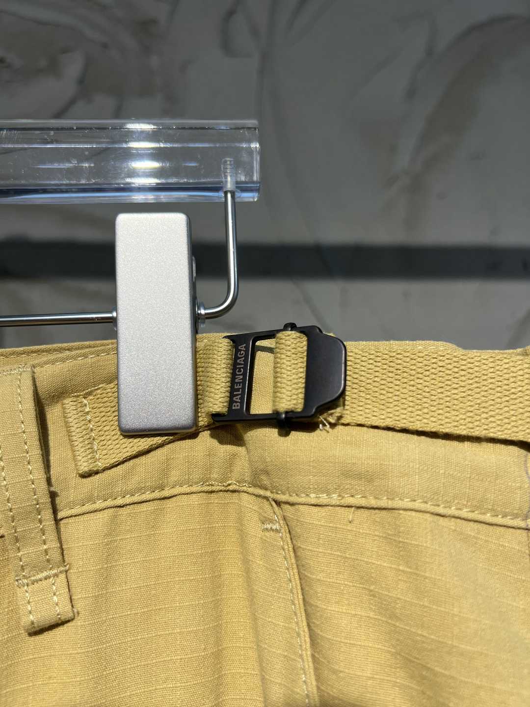 Balancig@ Mens Blue Patched Cotton Cargo Pants