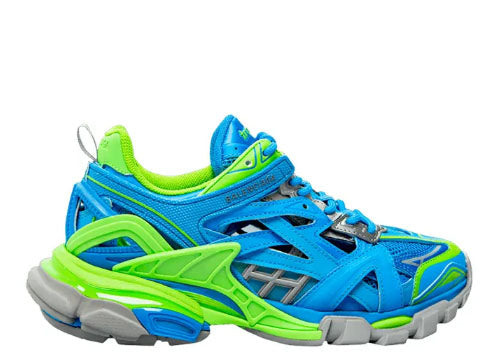 Balenciag* Track.2 Trainer Blue Green
