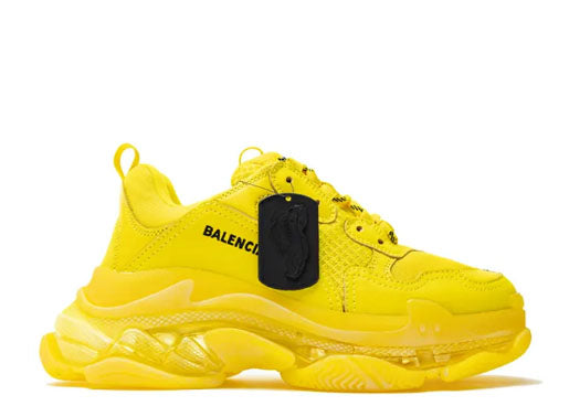Balenciag* Triple S Trainer Clear sole Yellow