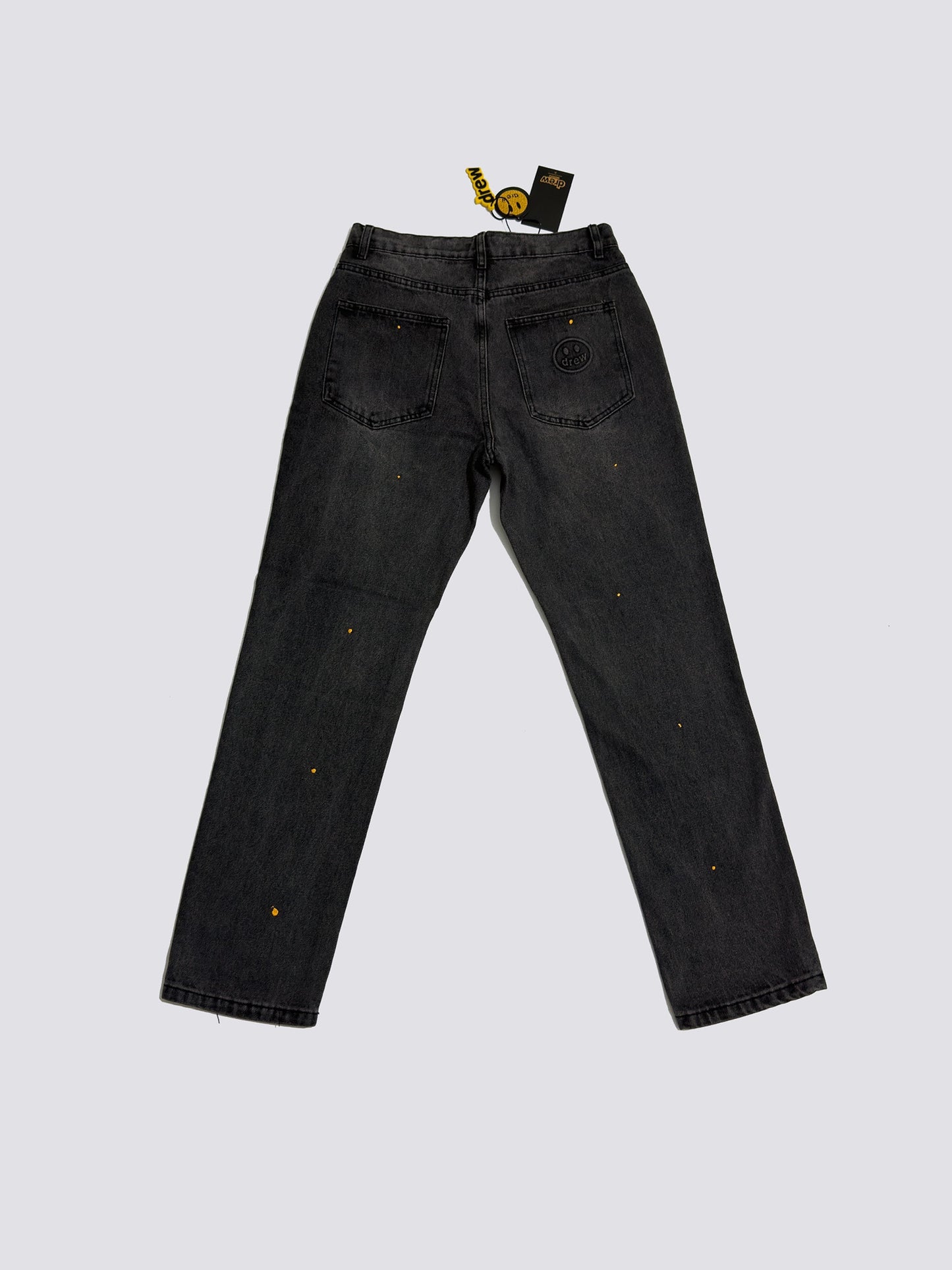 Drew House Broken Hole Washed Splash Ink Jeans