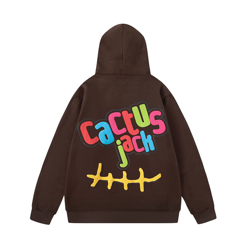 Travis Scott Cactus Jack x Mcdonald Brown Hoodie