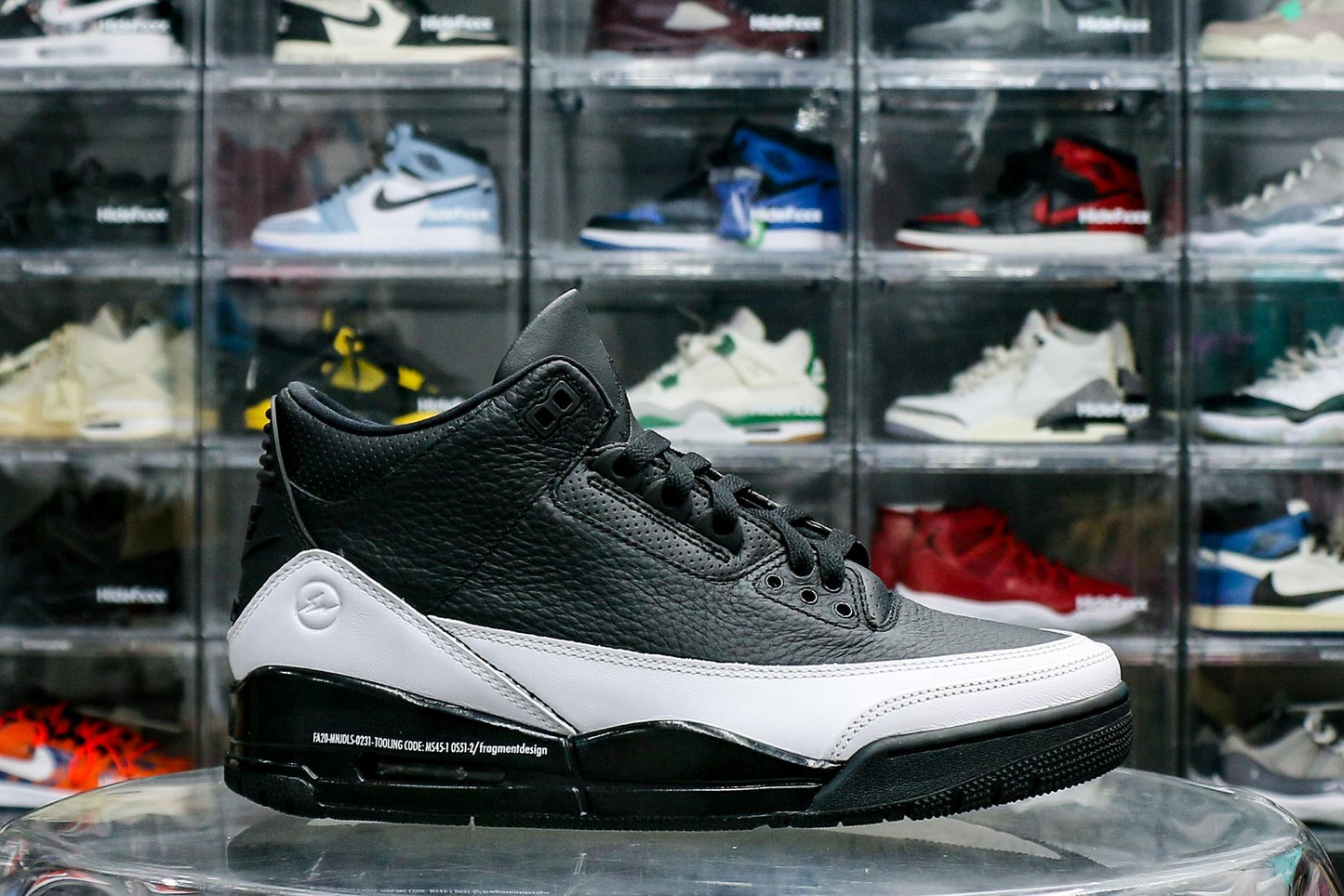 Fragment x x Air Jordan 3 Black Sample