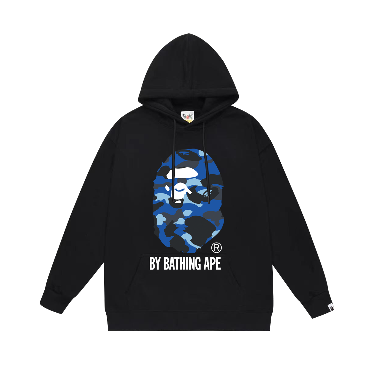 BAPE Ape Head cartoon graphic print hoodie B4K43DJT