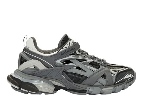 Balenciag* Track Trainer Dark Grey