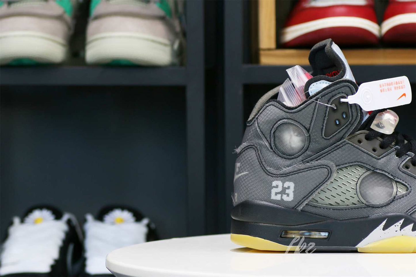 Off White x Air Jordan 5 Retro SP Muslin (LN5 A1 Batch)