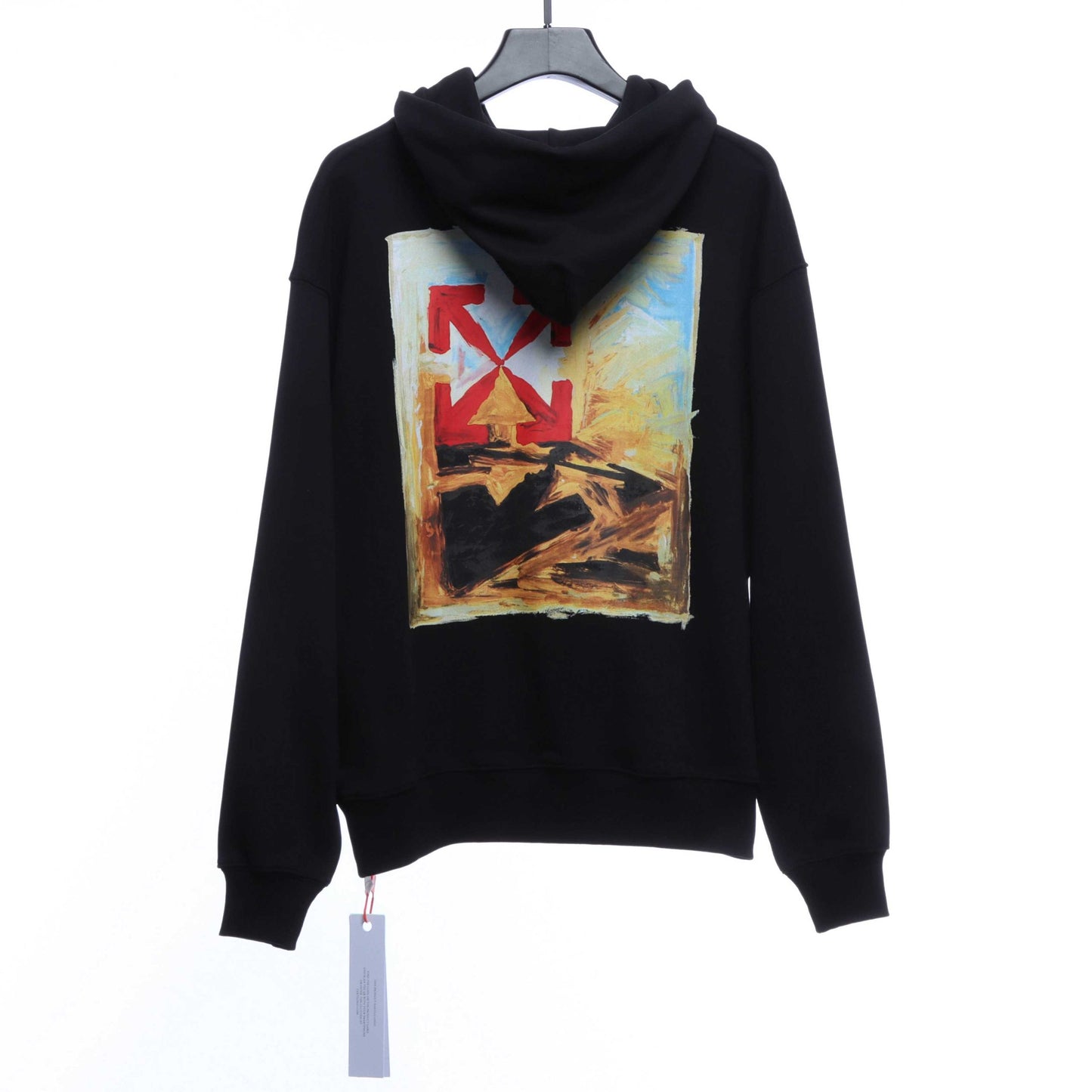 OFFWHITE (OW) environmental limited logo red arrow hoodie