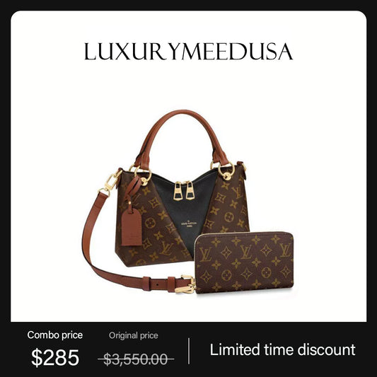 LOUIS VUITTON V tote BB long wallet 2-piece set deals Ref:M43976+M60017