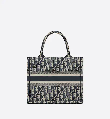 SMALL DIOR BOOK TOTE Blue Dior (26.5 x 21 x 14 cm)