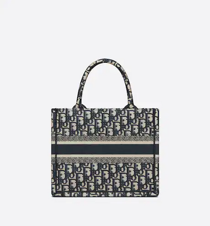 SMALL DIOR BOOK TOTE Blue Dior (26.5 x 21 x 14 cm)