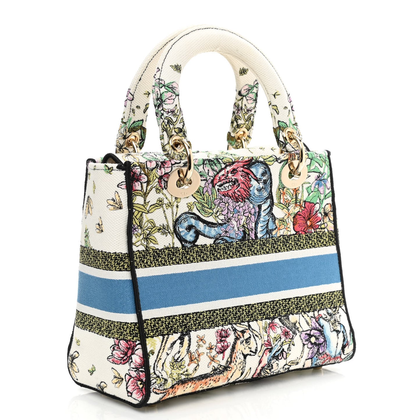 CHRISTIAN DIOR Canvas D-Constellation Lady D-Lite Latte