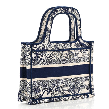 CHRISTIAN DIOR Mini Toile Book Tote Blue