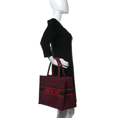 CHRISTIAN DIOR Pop Heart I Love Paris Book Tote Red
