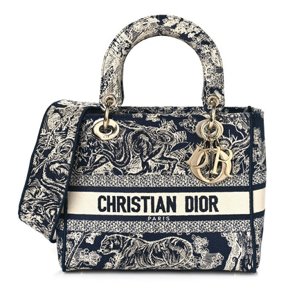 CHRISTIAN DIOR Toile  Lady D-Lite Blue DJVCD8VD