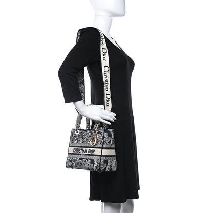 CHRISTIAN DIOR Toile  Lady D-Lite Blue DJVCD8VD