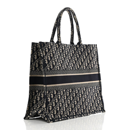 CHRISTIAN DIOR Oblique Large Book Tote Blue