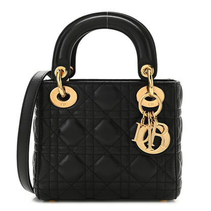 CHRISTIAN Mini Lady Dior Black