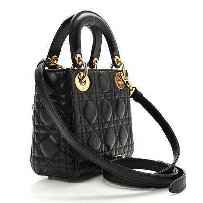 CHRISTIAN Mini Lady Dior Black