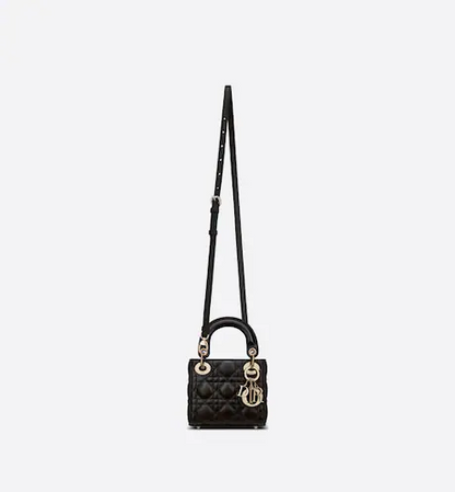 MICRO LADY DIOR BAG Black
