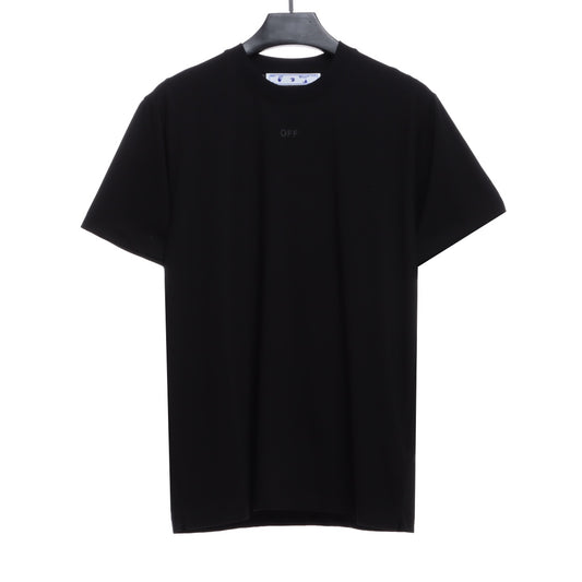 OW overlapping arrowhead pattern printing short sleeves