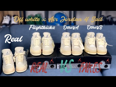 Off White x Air Jordan 4 Sail 2020 (LN5 A1 Batch)