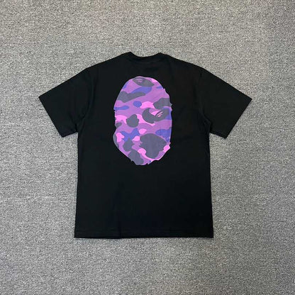 BAPE Purple Color Camo By Bathing Tee