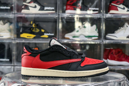 Travis Scott x Air Jordan 1 Low OG Black Red 2025