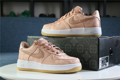 CLOT x Nike Air Force 1 Low Rose Gold
