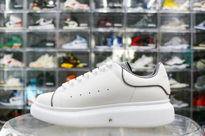 Alexander McQueen Oversized Sneaker White Gray 3M