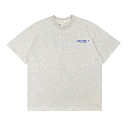 Fog double-line charity cloth short sleeves light gray