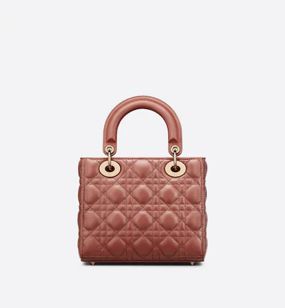 SMALL LADY DIOR MY BAG Rust-Colored
