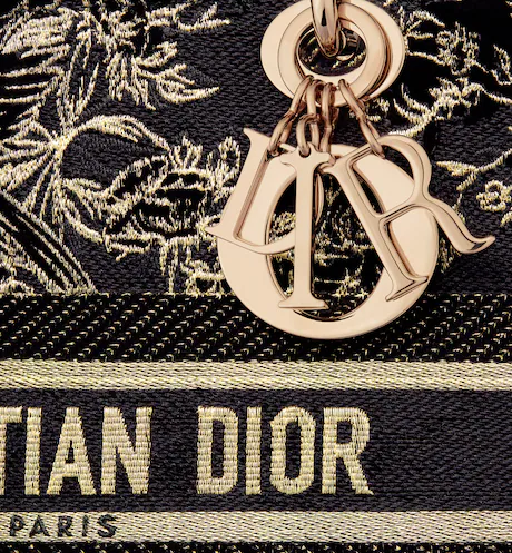 LADY D-LITE BAG Black Dior with