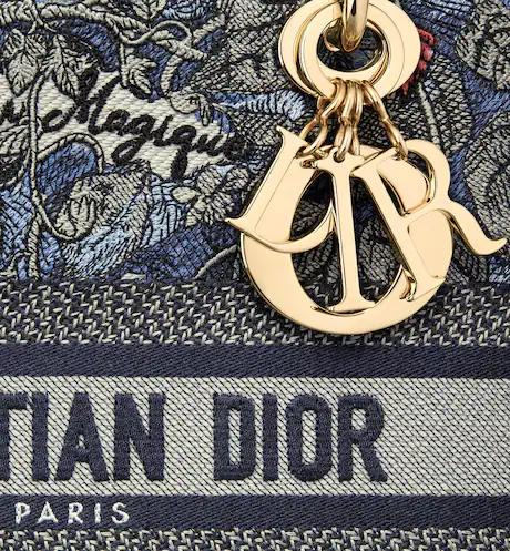 LADY D-LITE BAG Denim Dior